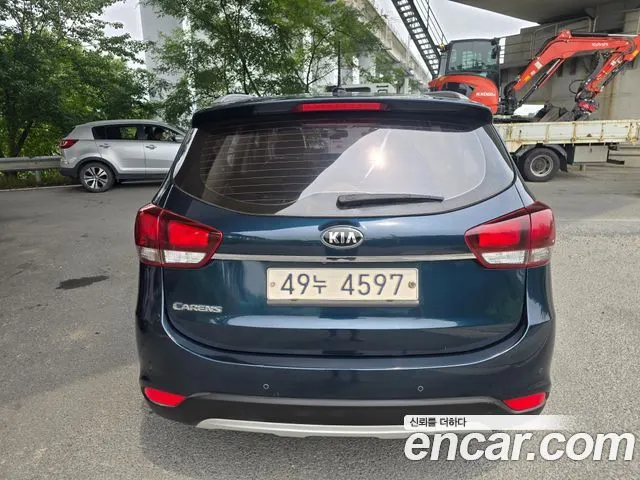 KIA CARENS 2017 — 122 626 км, синий, Корея — под ключ — фото 6