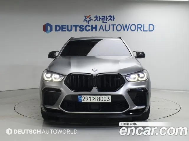 BMW X6M 2021 — 107 640 км, серебристо-серый, Корея — под ключ — фото 3
