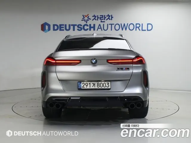 BMW X6M 2021 — 107 640 км, серебристо-серый, Корея — под ключ — фото 4