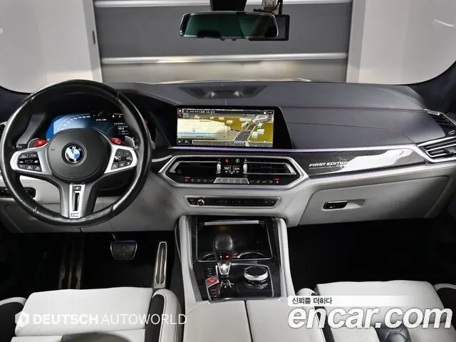 BMW X6M 2021 — 107 640 км, серебристо-серый, Корея — под ключ — фото 7