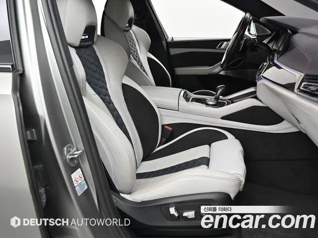 BMW X6M 2021 — 107 640 км, серебристо-серый, Корея — под ключ — фото 10