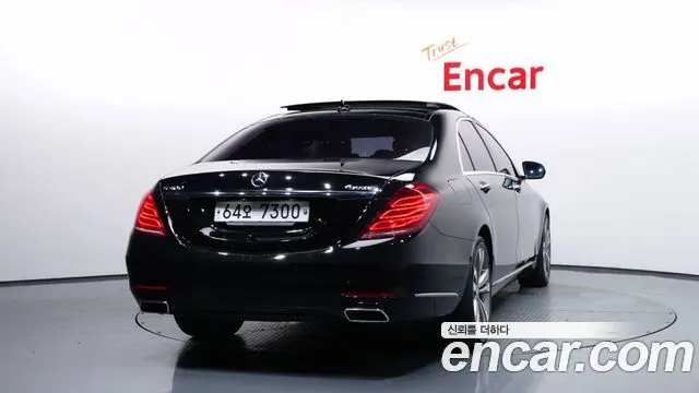 MERCEDES-BENZ S-CLASS W222 2015 — 154 885 км, чёрный, Корея — под ключ — фото 4