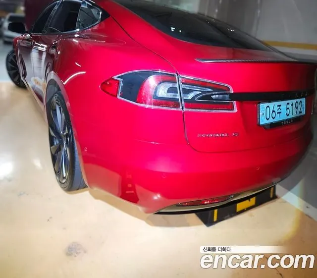 TESLA MODEL S 2019 — 89 700 км, красный, Корея — под ключ — фото 2