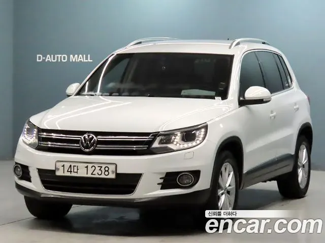VOLKSWAGEN TIGUAN 2015 — 231 806 км, белый, Корея — под ключ — фото 11