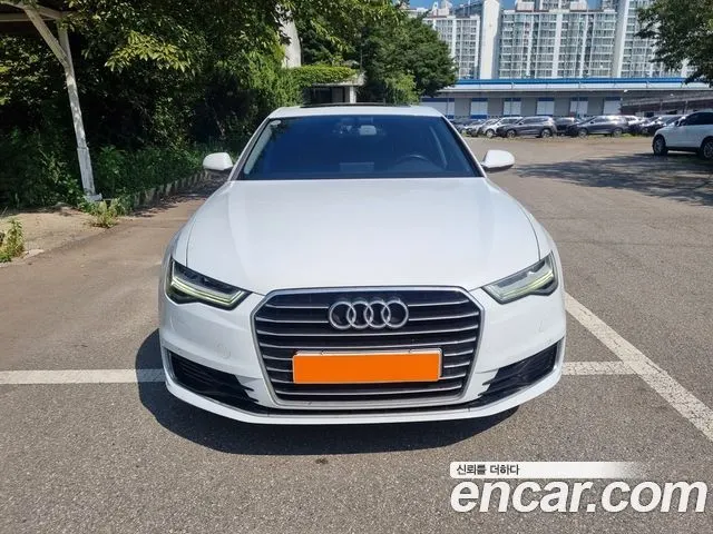 AUDI A6 2016 — 143 444 км, белый, Корея — под ключ — фото 2
