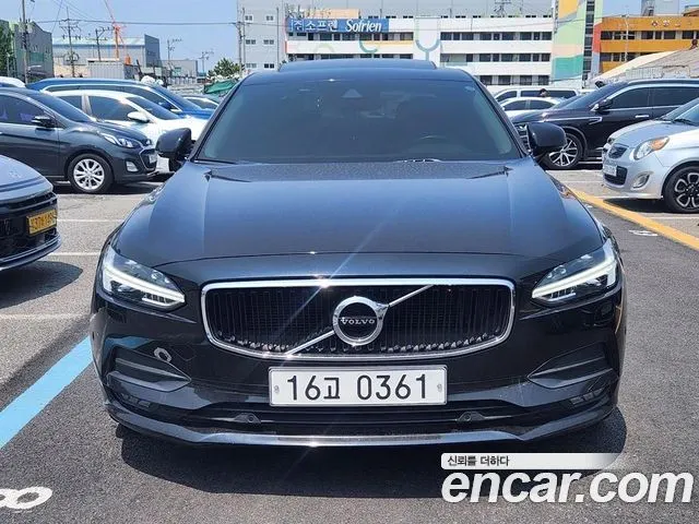 VOLVO S90 2017 — 219 000 км, чёрный, Корея — под ключ — фото 10