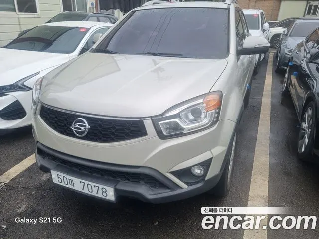 KGM KORANDO C 2014 — 138 017 км, светло-золотистый, Корея — под ключ — фото 2