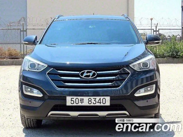 HYUNDAI SANTA FE 2015 — 191 191 км, синий, Корея — под ключ — фото 11
