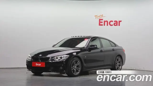 BMW 4 SERIES 2017 — 132 319 км, чёрный, Корея — под ключ — фото 1