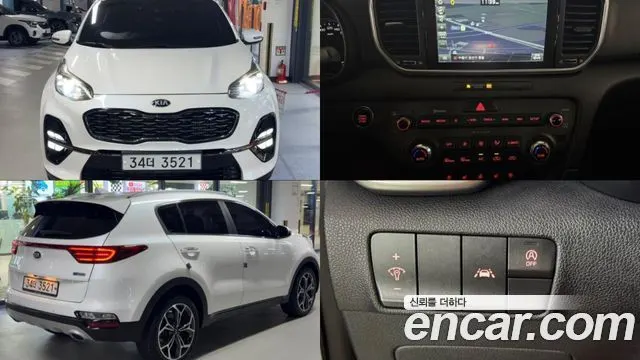 KIA SPORTAGE THE BOLD 2019 — 153 387 км, белый, Корея — под ключ — фото 11