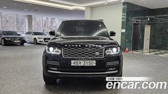 LAND ROVER RANGE ROVER 2015 — 91 954 км, чёрный, Корея — под ключ — фото 3