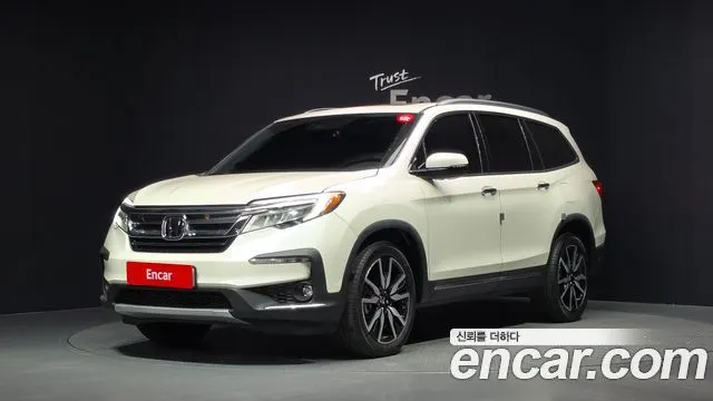HONDA PILOT 2019 — 48 843 км, белый, Корея — под ключ — фото 1