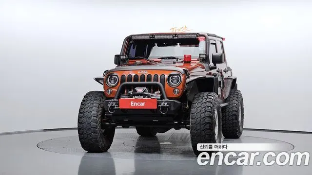 JEEP WRANGLER 2014 — 98 907 км, оранжевый, Корея — под ключ — фото 3