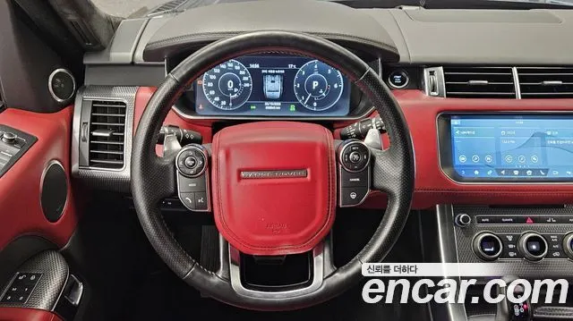 LAND ROVER RANGE ROVER SPORT 2017 — 98 894 км, тёмно-зелёный, Корея — под ключ — фото 7