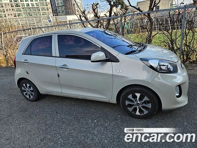 KIA MORNING 2016 — 125 641 км, белый-перламутр, Корея — под ключ — фото 2