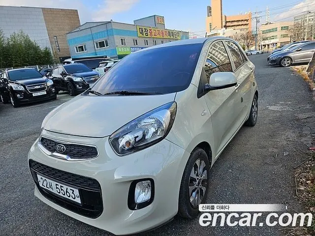 KIA MORNING 2016 — 125 641 км, белый-перламутр, Корея — под ключ — фото 3
