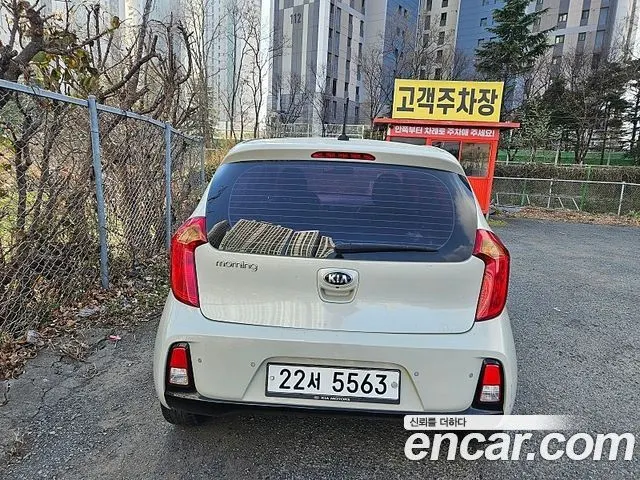 KIA MORNING 2016 — 125 641 км, белый-перламутр, Корея — под ключ — фото 4