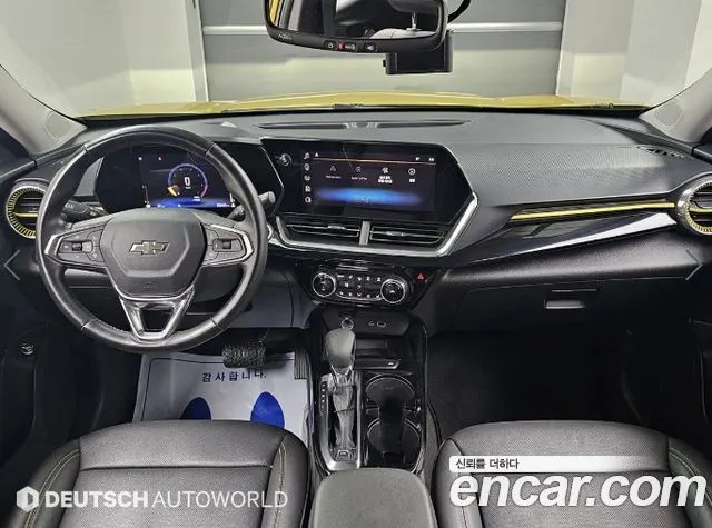 CHEVROLET TRAX CROSSOVER 2024 — 89 437 км, жёлтый, Корея — под ключ — фото 7