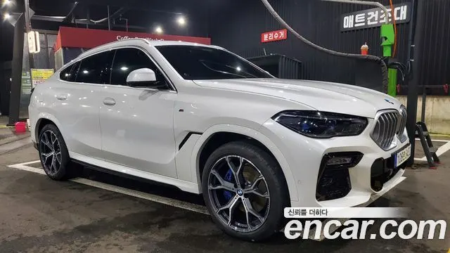 BMW X6 2021 — 70 000 км, белый, Корея — под ключ — фото 3