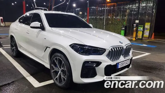BMW X6 2021 — 70 000 км, белый, Корея — под ключ — фото 9