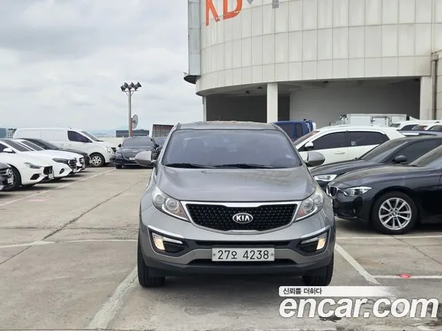 KIA SPORTAGE R 2015 — 118 624 км, серый, Корея — под ключ — фото 1