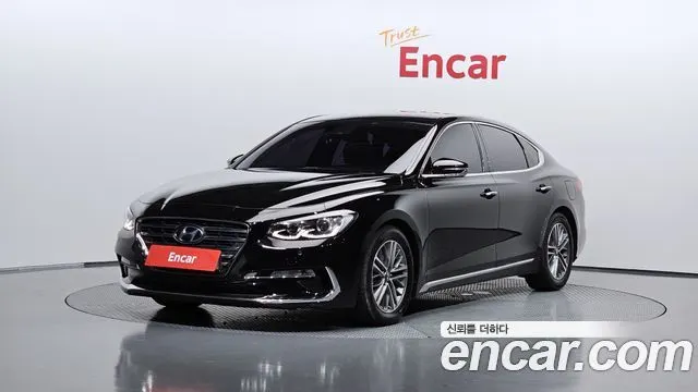 HYUNDAI GRANDEUR 2019 — 58 180 км, чёрный, Корея — под ключ — фото 1