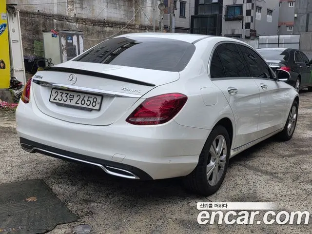MERCEDES-BENZ C-CLASS W205 2017 — 101 246 км, белый, Корея — под ключ — фото 4