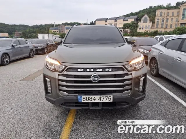 KGM REXTON SPORTS KHAN 2022 — 120 830 км, тёмно-зелёный, Корея — под ключ — фото 3