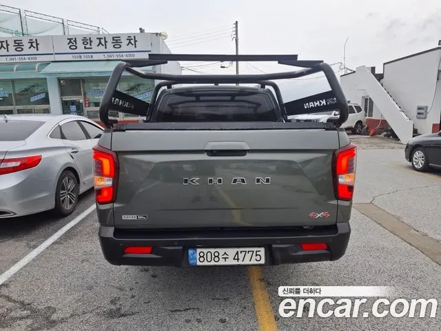 KGM REXTON SPORTS KHAN 2022 — 120 830 км, тёмно-зелёный, Корея — под ключ — фото 4