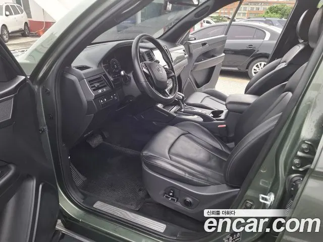 KGM REXTON SPORTS KHAN 2022 — 120 830 км, тёмно-зелёный, Корея — под ключ — фото 9