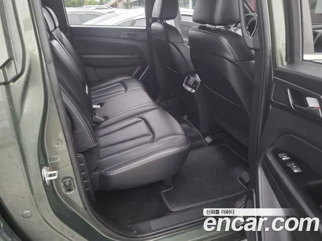 KGM REXTON SPORTS KHAN 2022 — 120 830 км, тёмно-зелёный, Корея — под ключ — фото 10