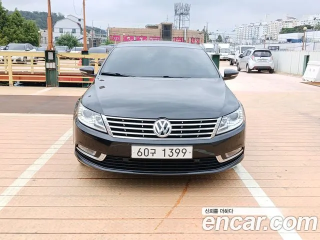 VOLKSWAGEN CC 2013 — 240 000 км, чёрный, Корея — под ключ — фото 2