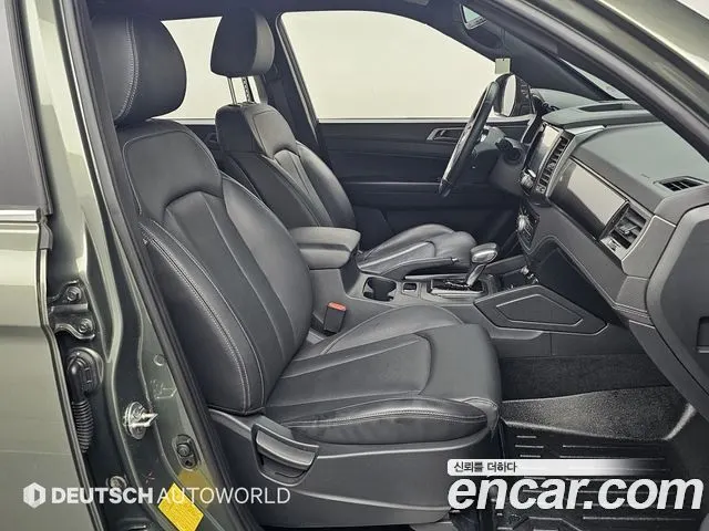 KGM REXTON SPORTS 2021 — 39 434 км, тёмно-зелёный, Корея — под ключ — фото 10