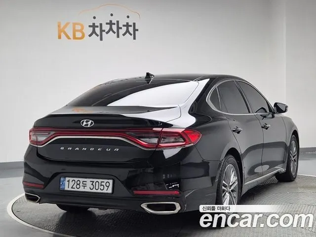 HYUNDAI GRANDEUR 2019 — 92 693 км, чёрный, Корея — под ключ — фото 3