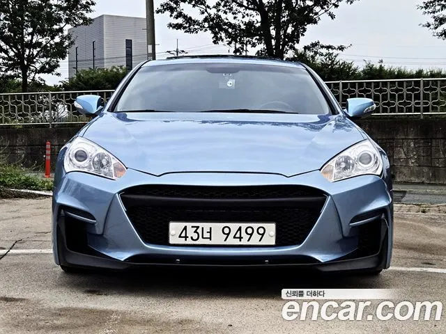 HYUNDAI GENESIS COUPE 2010 — 96 500 км, голубой, Корея — под ключ — фото 3