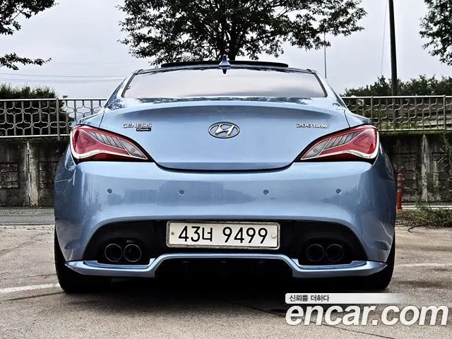 HYUNDAI GENESIS COUPE 2010 — 96 500 км, голубой, Корея — под ключ — фото 4