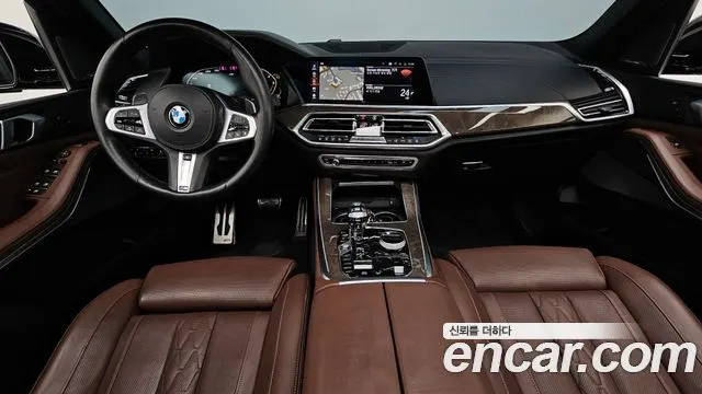 BMW X5 2019 — 170 829 км, синий, Корея — под ключ — фото 7