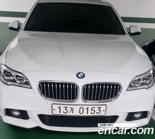 BMW 5 SERIES 2016 — 95 000 км, белый, Корея — под ключ — фото 3