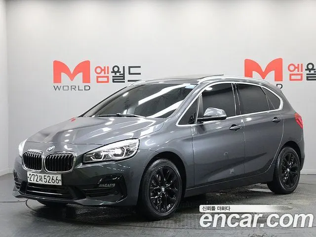BMW 2 SERIES ACTIVE TOURER 2020 — 60 251 км, серый, Корея — под ключ — фото 1