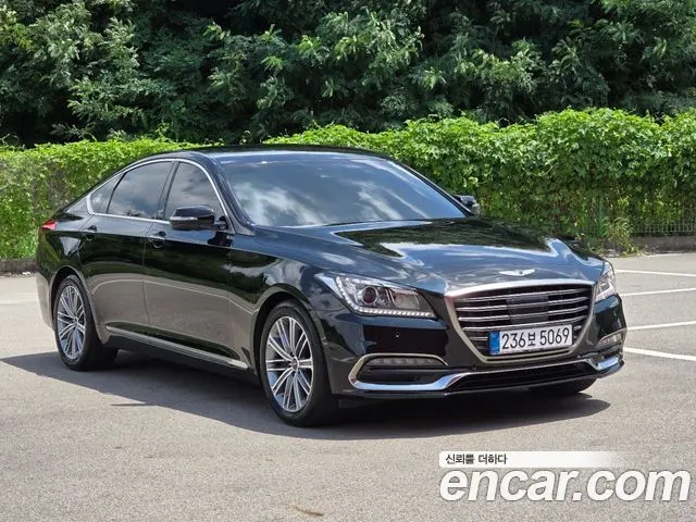 GENESIS G80 2017 — 89 000 км, чёрный, Корея — под ключ — фото 4