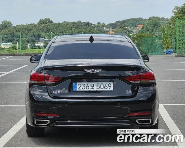 GENESIS G80 2017 — 89 000 км, чёрный, Корея — под ключ — фото 6