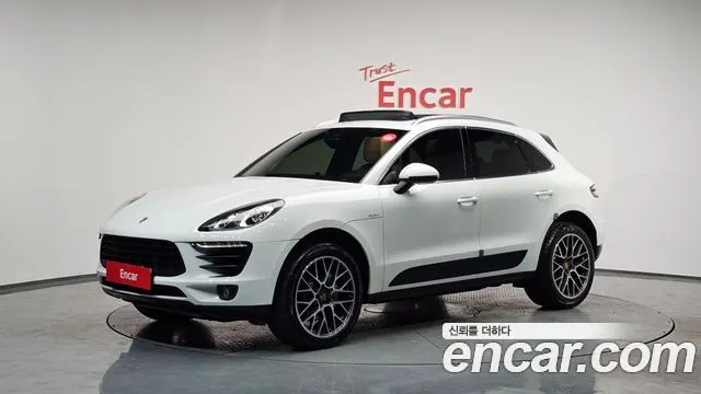 PORSCHE MACAN 2017 — 109 731 км, белый, Корея — под ключ — фото 1