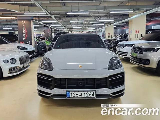 PORSCHE CAYENNE 2022 — 9 700 км, серебристо-серый, Корея — под ключ — фото 2