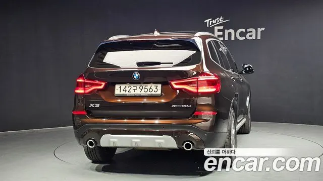BMW X3 2020 — 140 970 км, коричневый, Корея — под ключ — фото 4
