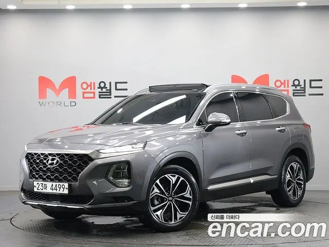 HYUNDAI SANTA FE 2019 — 114 000 км, серый, Корея — под ключ — фото 11