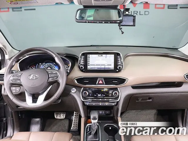 HYUNDAI SANTA FE 2019 — 114 000 км, серый, Корея — под ключ — фото 7