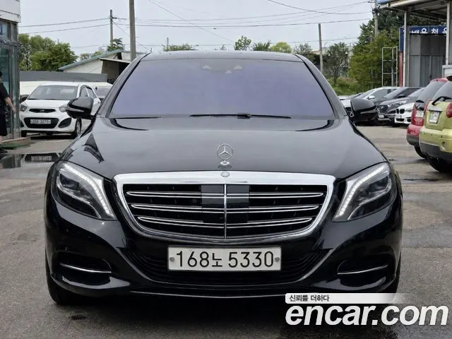 MERCEDES-BENZ S-CLASS W222 2015 — 178 356 км, чёрный, Корея — под ключ — фото 2