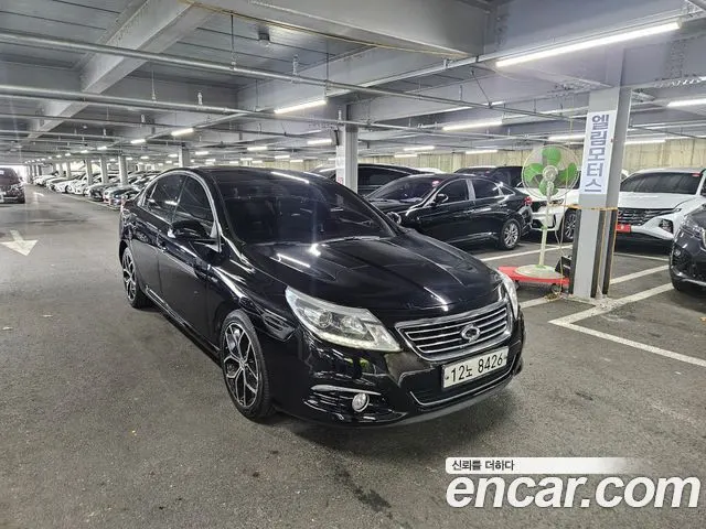 RENAULT KOREA SM5 PLATINUM 2014 — 113 000 км, чёрный, Корея — под ключ — фото 2