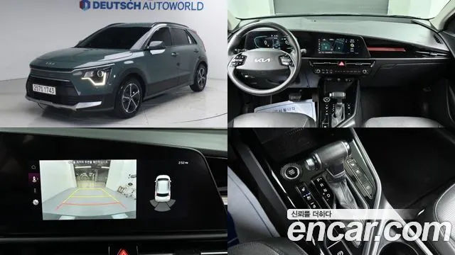 KIA NIRO 2023 — 115 162 км, тёмно-зелёный, Корея — под ключ — фото 11