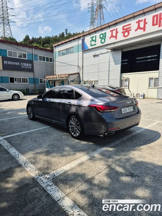 HYUNDAI GENESIS DH 2015 — 177 701 км, серебристо-серый, Корея — под ключ — фото 3